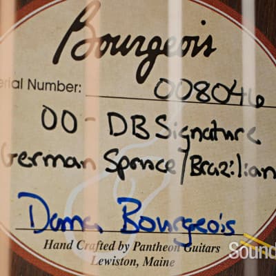 Bourgeois DB Signature 00 Spruce/BRW Acoustic #8046 - Used image 9