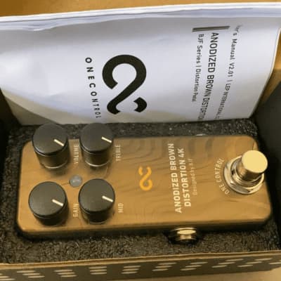 One Control Anodized Brown Distortion 2010s - Brown | Reverb