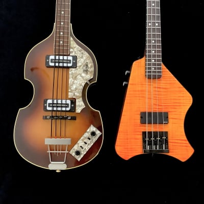 JD Guitars 2023  CB-1,  Compact Bass-1 Solar Flare image 20