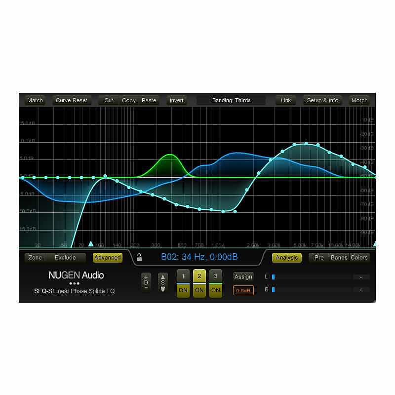 NuGen Audio SEQ-S Linear Phase EQ - Spline "Match" EQ Plug-In (Download) image 1