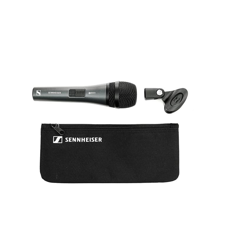 Sennheiser e835S Dynamic Cardioid Handheld Vocal Microphone/Mic w/ On/Off Switch image 1