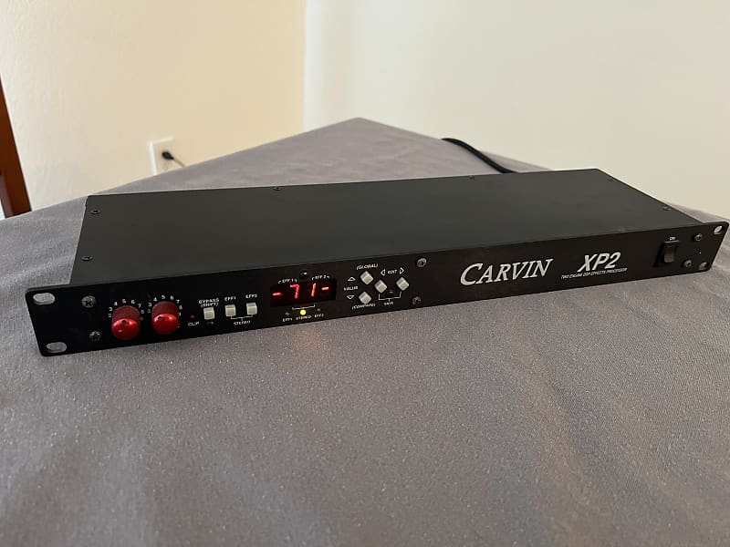 Carvin XP2 Two Engine Stereo Multi Effects Processor Rack Reverb