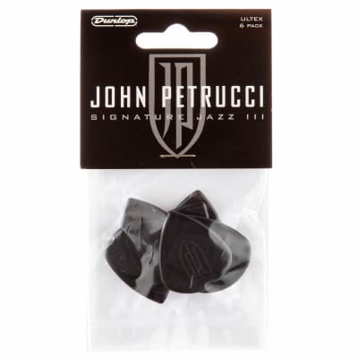 Dunlop 427PJP John Petrucci Jazz Guitar Pick, 6-Pack image 1