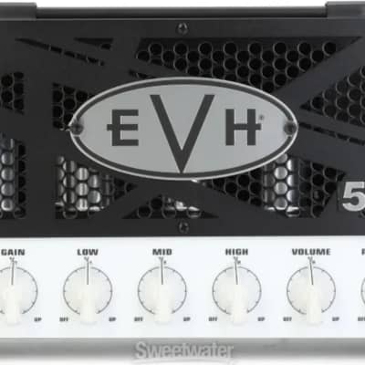 EVH 5150III LBX Electric Guitar Tube Head, 15W, Black and White image 2