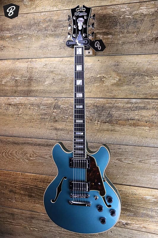 D'Angelico Premier Mini DC in Ocean Turquoise w/ Gig Bag