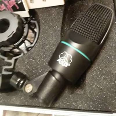 *Rare* Vintage 90's Era AKG Mic with Stand Clip, Shockmount, Case & Cable - (Never Used/100% Mint) image 11