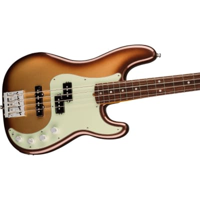 Fender American Ultra Precision 4-String Right-Handed Bass Guitar with Maple Neck and Rosewood Fingerboard (Mocha Burst) image 3