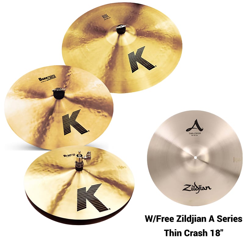 Zildjian K Series - Cymbal Pack w/Free 18" Zildjian A Series Thin Crash image 1