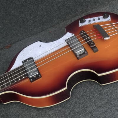 USED Hofner HI-BB-PE-SB Ignition Series Violin Beatle Bass Sunburst image 2