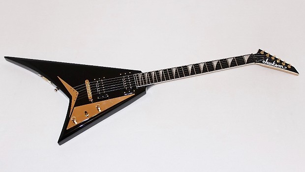 Jackson Pro Series Rhoads RRT-5 Gloss Black V Electric Guitar