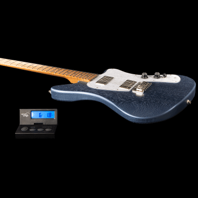 Cream T Guitars Crossfire SRT-6 w/ Pickup Swapping in Aero Blue image 7