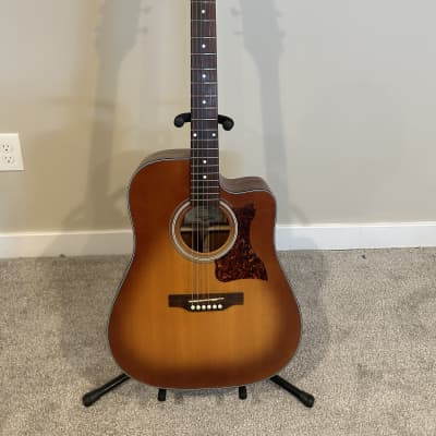 Epiphone Masterbilt DR-400MCE - Faded Cherry Sunburst