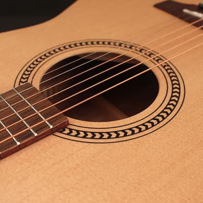 Cort AF505OP Standard Easy Play Series Concert Body Mahogany Back & Sides 6-String Acoustic Guitar image 5