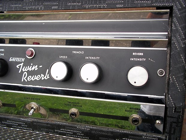 Gretsch Twin Reverb Model 6162 Black Tolex 1968 Valco amp