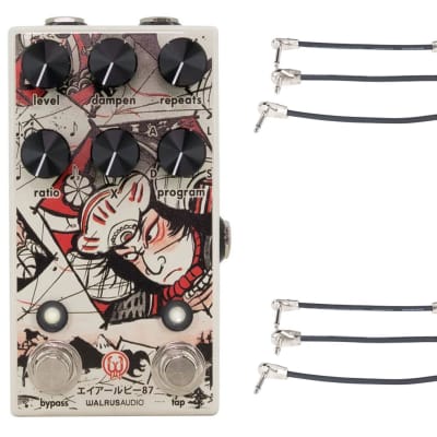 Walrus Audio ARP-87 Delay, Kamakura Series + 2x Gator Patch Cable 3 Pack image 1