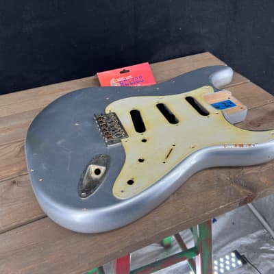 Real Life Relics Strat® Stratocaster® Body Aged Inca Silver #2 image 7