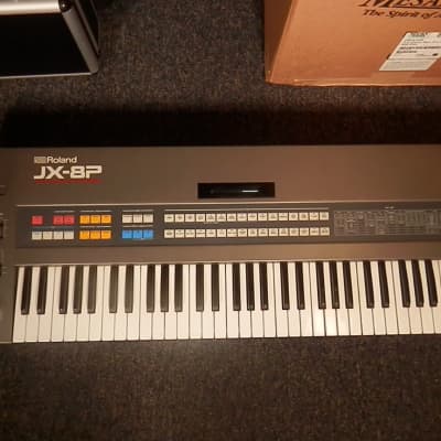 Roland JX-8P 61-key Polyphonic Synthesizer keyboard synth used vintage 1985 Made in Japan