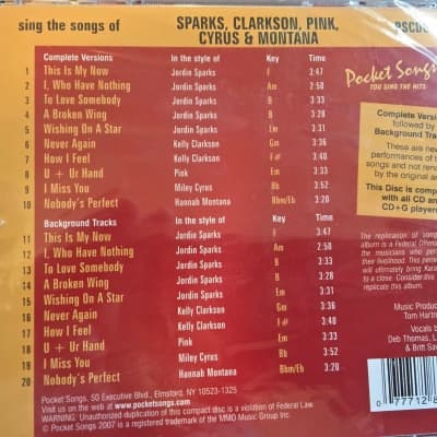 POCKET SONGS KARAOKE WHEN SPARKS FLY/NEW IN POUCH/FREE SHIPPING!!! image 2