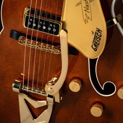 Gretsch G6120TG-DS Players Edition Roundup Orange image 7