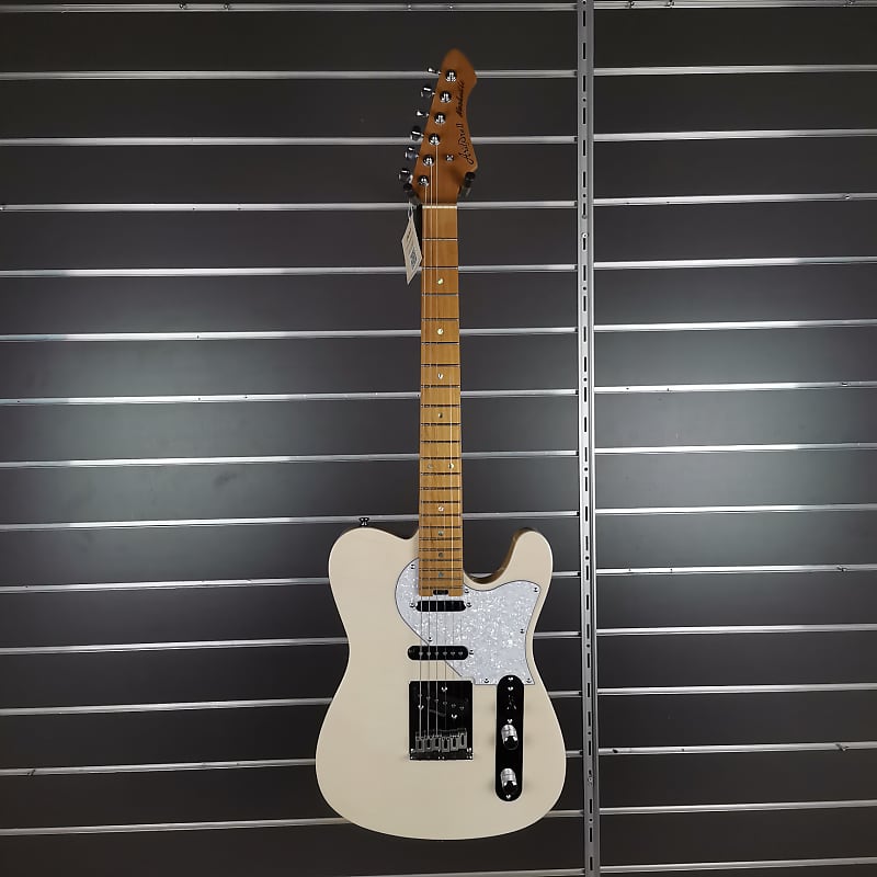 Aria Pro II 615-MK2 Marble White Electric Guitar