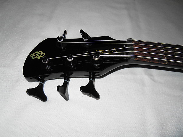 Spector REX 5 PRO Neck-Thru Bass in Black Stain Gloss - FREE