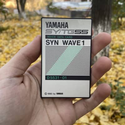 Yamaha SY/TG55 Expansion Cards – SYN WAVE 1 (W5531 Waveform + D5531-01 Voice Data)
