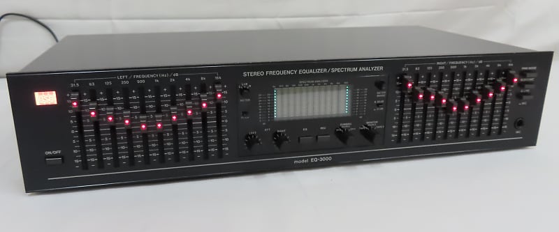 BSR EQ-3000 10 Band Home Audio retailer Stereo Equalizer & Spectrum Analyzer w/ Manual