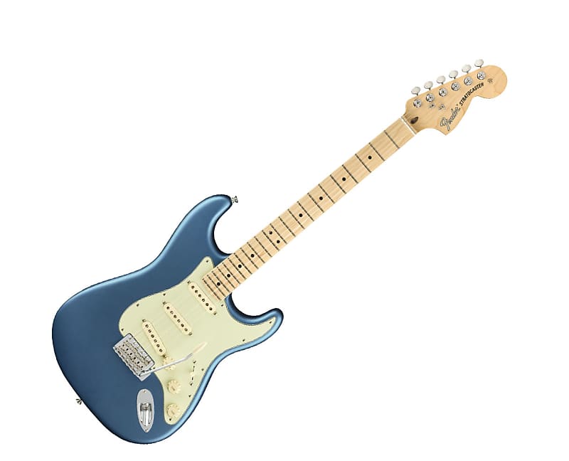 Fender American Performer Stratocaster - Satin Lake Placid Blue w/ Maple FB image 1