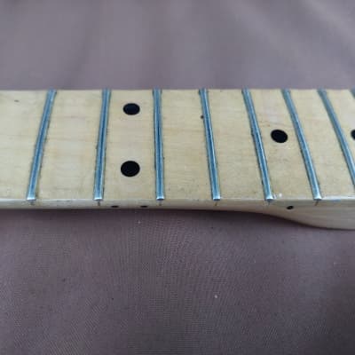 Squier Affinity Series Stratocaster Neck Maple fretboard 70's Big Headstock refinished image 2