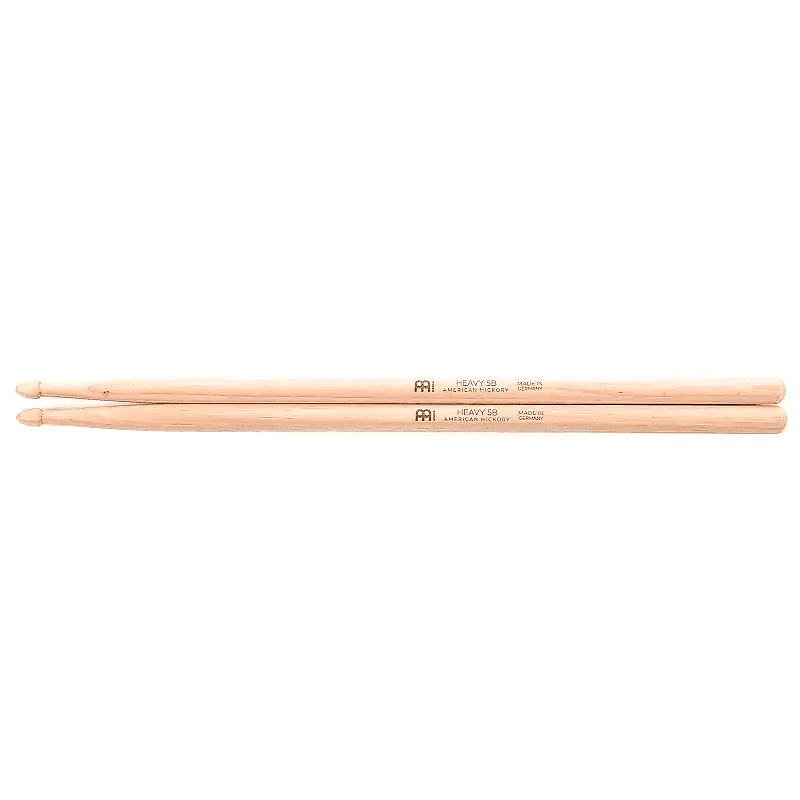 Meinl SB109 Heavy 5B Wood Tip Drum Sticks image 1