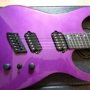 Omsby HypeGTR 2016 Violet Crumble - 2nd run RARE purple 6 string, fanned frets image 2