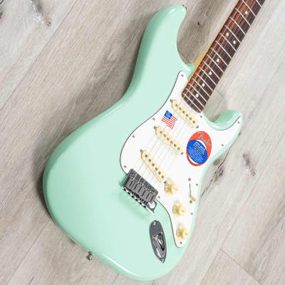 Fender Jeff Beck Signature Stratocaster Guitar, Rosewood Fretboard, Surf Green image 2