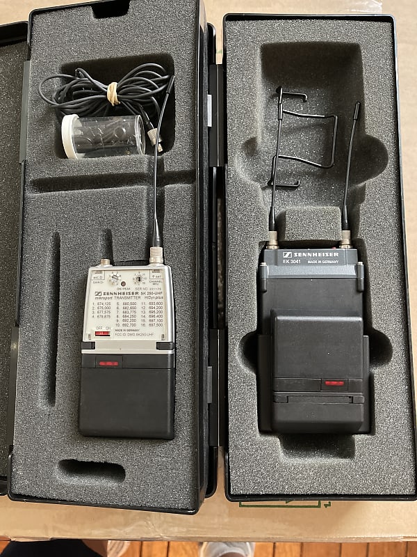 Sennheiser Sk250 Ek3041 Wireless Mic Set Professional 2000s Reverb