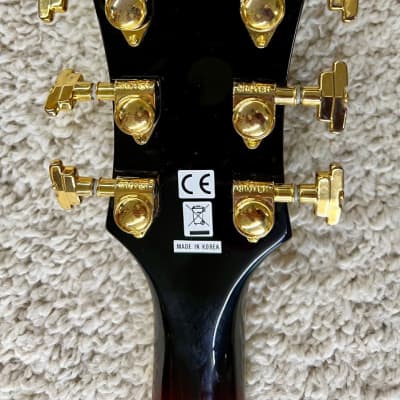 D'Angelico Excel SS Semi-Hollow Body Guitar, Vintage Sunburst, DAESSVSBGTPO image 6
