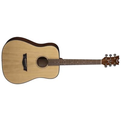 Dean Guitars AXS Prodigy Acoustic Electric Guitar Pack, Gloss Natural with Deluxe Gigbag, Clip-On Tuner, Strap and 4x Picks image 1