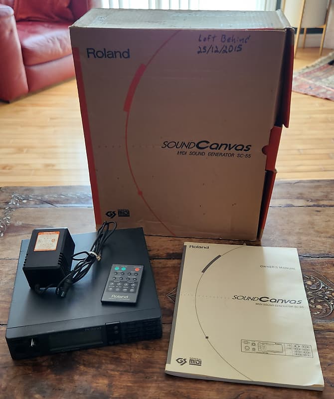 Roland SC-55, Sound Canvas, Midi Sound Generator, Sound