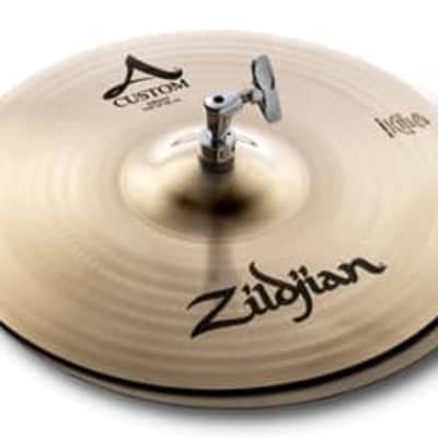 Zildjian 14" A Custom Hi Hats (Pair) A20510 - Brilliant image 2