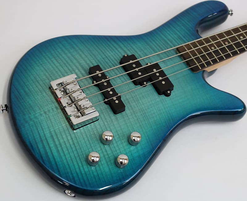 Spector Legend 4 Standard 4-String Bass, Blue Stain Gloss