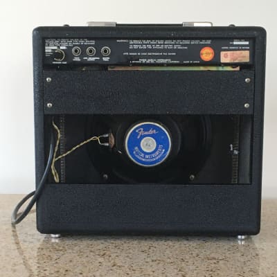1986 Vintage Fender Sidekick Reverb 20 Blackface Spring 1986 Vintage Fender Sidekick Reverb 20 Blackface Spring