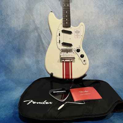 2023 Fender Japan Mustang White Red FSR Limited Competition