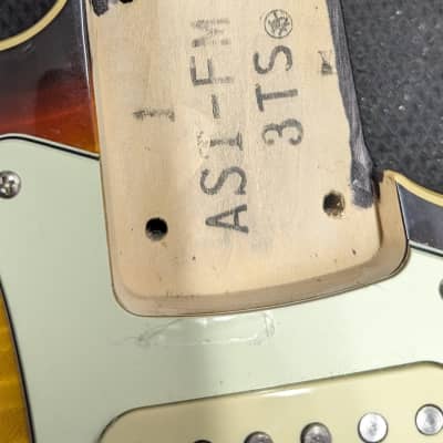 Used Fender MIJ Aerodyne Stratocaster - Flame Sunburst with Hard Case image 13