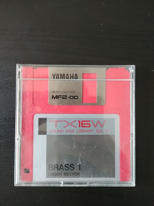 Yamaha  Yamaha TX16W Sound Disk Library Brass image 1