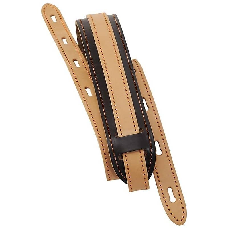 Levy's PM22 Carving Leather 1" Guitar Strap image 1