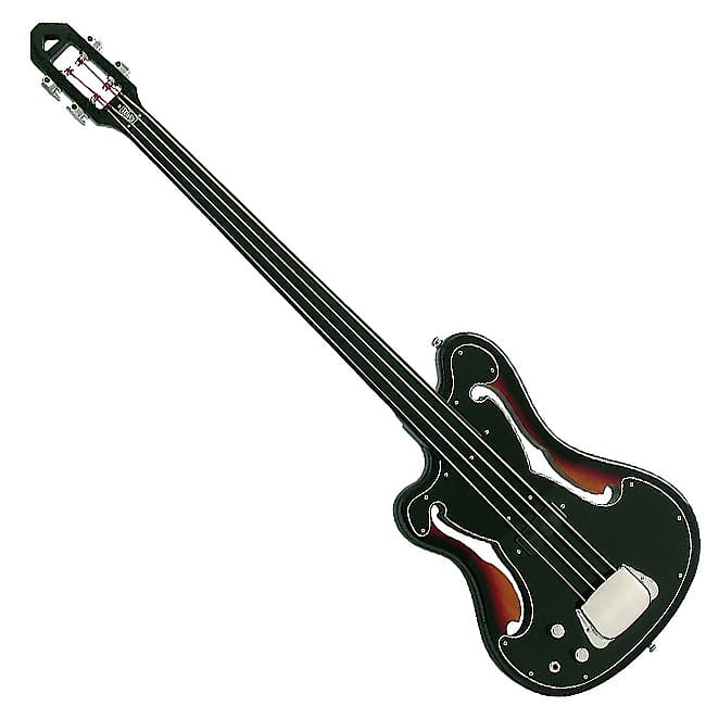 Eastwood MRG Series EUB-1 LH Mahogany Body Maple Neck 4-String Fretless Bass Guitar For Left Handed image 1
