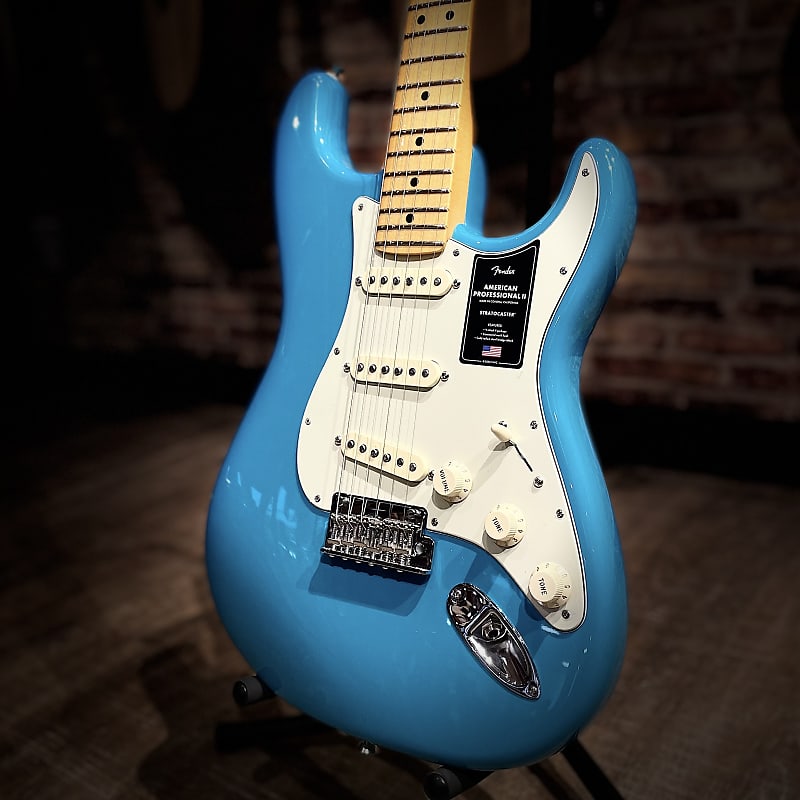 Fender American Professional II Stratocaster Miami Blue | Reverb