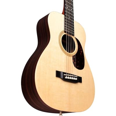 Martin LX1RE Little Martin With Rosewood HPL Acoustic-Electric Guitar - Natural image 4