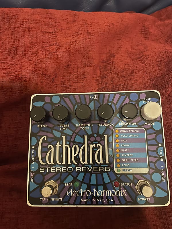 ギター Electro-Harmonix Cathedral Stereo Reverb Cathedral | DISCONTINUED 2020 | Stereo Reverb - Electro-Harmonix
