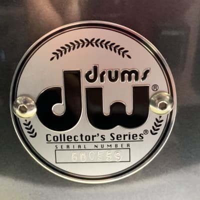 DW Collector's Series 6.5 x 14" Snare Drum - Black Mirror Lacquer Finish - Super Clean! image 8