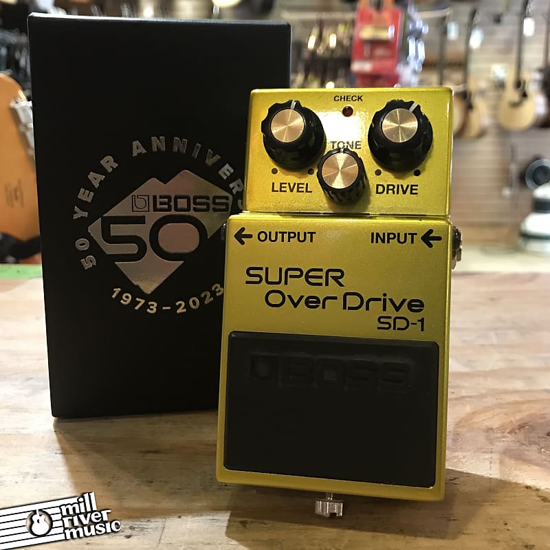 Boss 50th Anniversary SD-1-B50A Super Overdrive w/Box Used