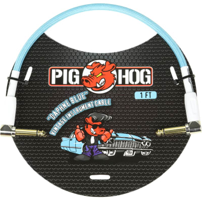 Pig Hog "Daphne Blue" 1' Angle / Angle Patch Cable PCH1DBR Bild 2